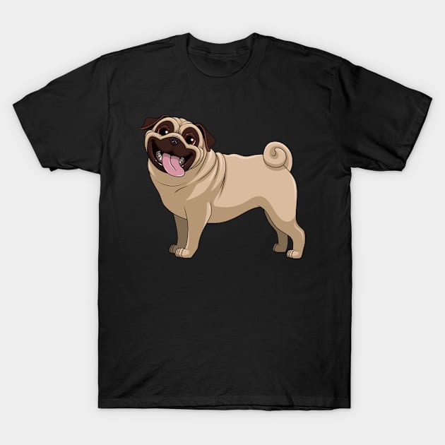 Pugs - Gift For Pugs Owner  Lover T-Shirt by HarrietsDogGifts